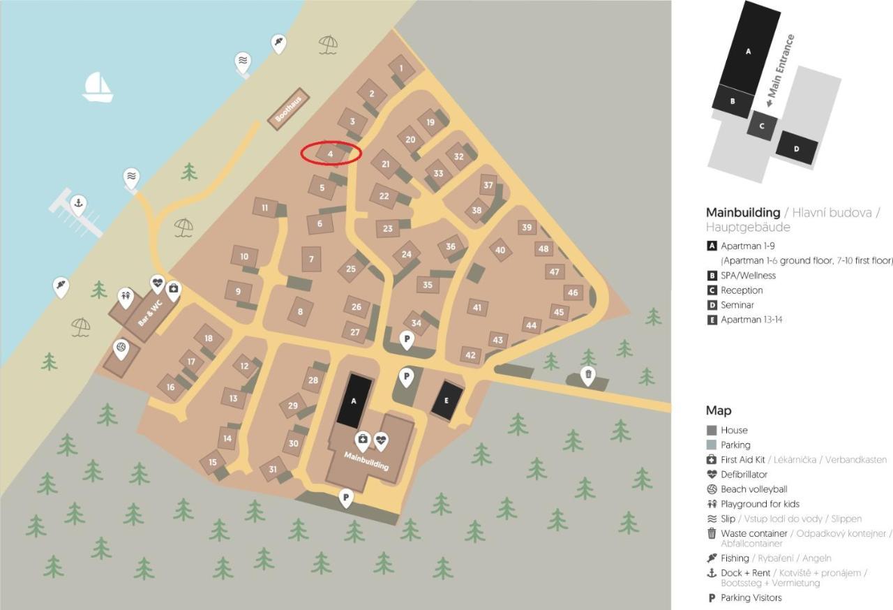Lipno - Lakeside Village - Vetrnik Frymburk Ngoại thất bức ảnh